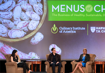 Panelists at the CIA's Menus of Change industry leadership conference.